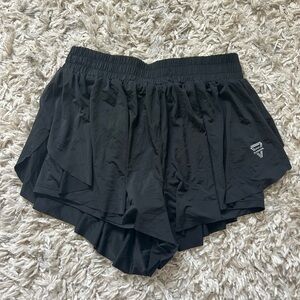 Black Butterfly Athletic Shorts
